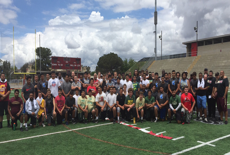 The JAGS hosted the first annual OL/DL Camp this past weekend.