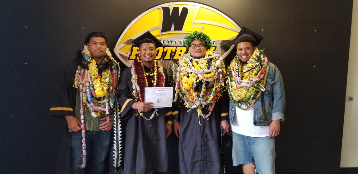 Former JAGS graduates from West Libery University in West Virginia