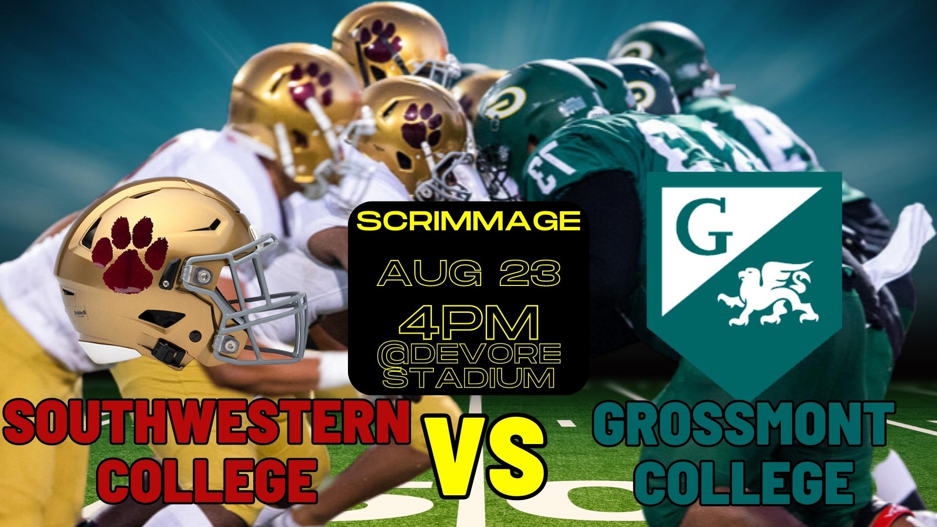 Scrimmage:  Grossmont College vs Southwestern