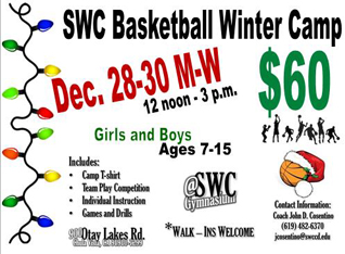 Boys and Girls Winter Basketball Camp