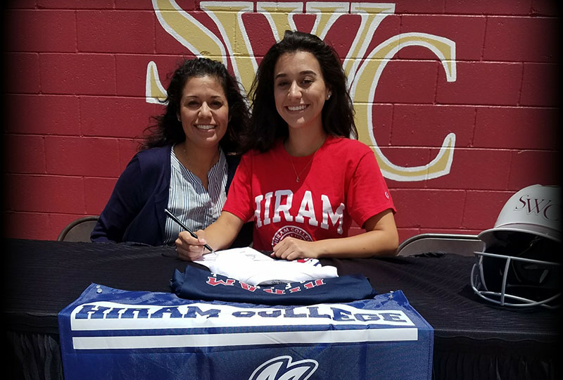 West continues her collegiate career with Hiram College