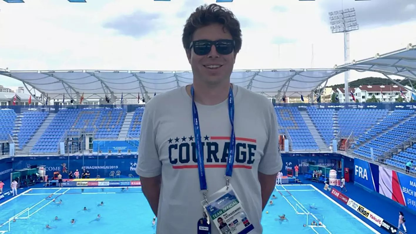 Matt Ustaszewski in Paris 2024 Olympics as Coach with Team USA