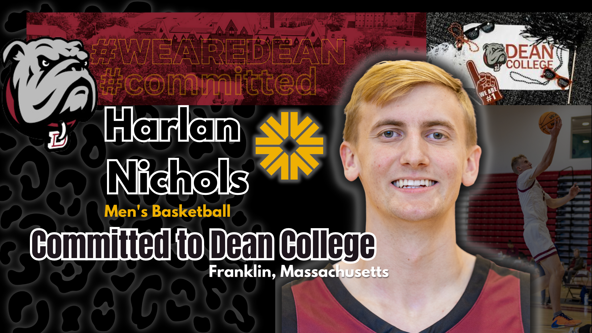 Southwestern College congratulates Harlan Nichols after committing to Dean College