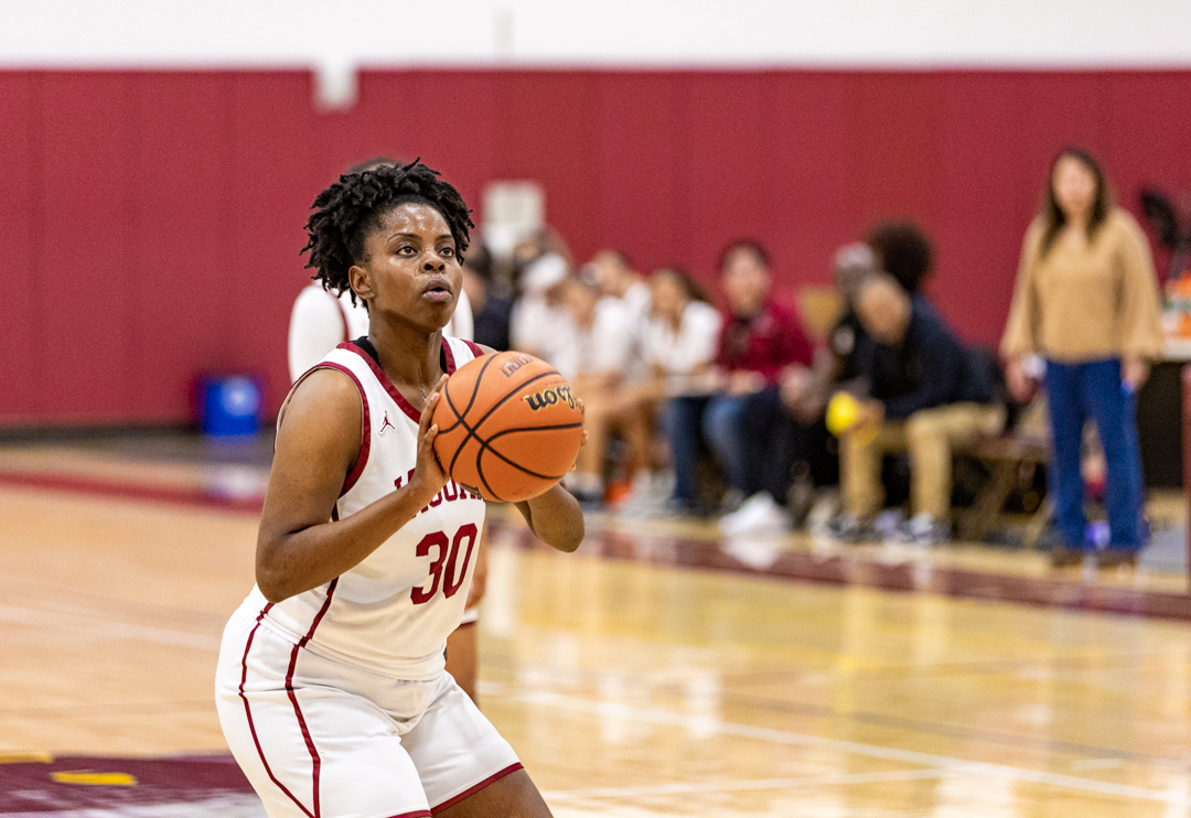 Freshman post player Naomie Munane averages 9.8 points and 7.7 rebounds per game