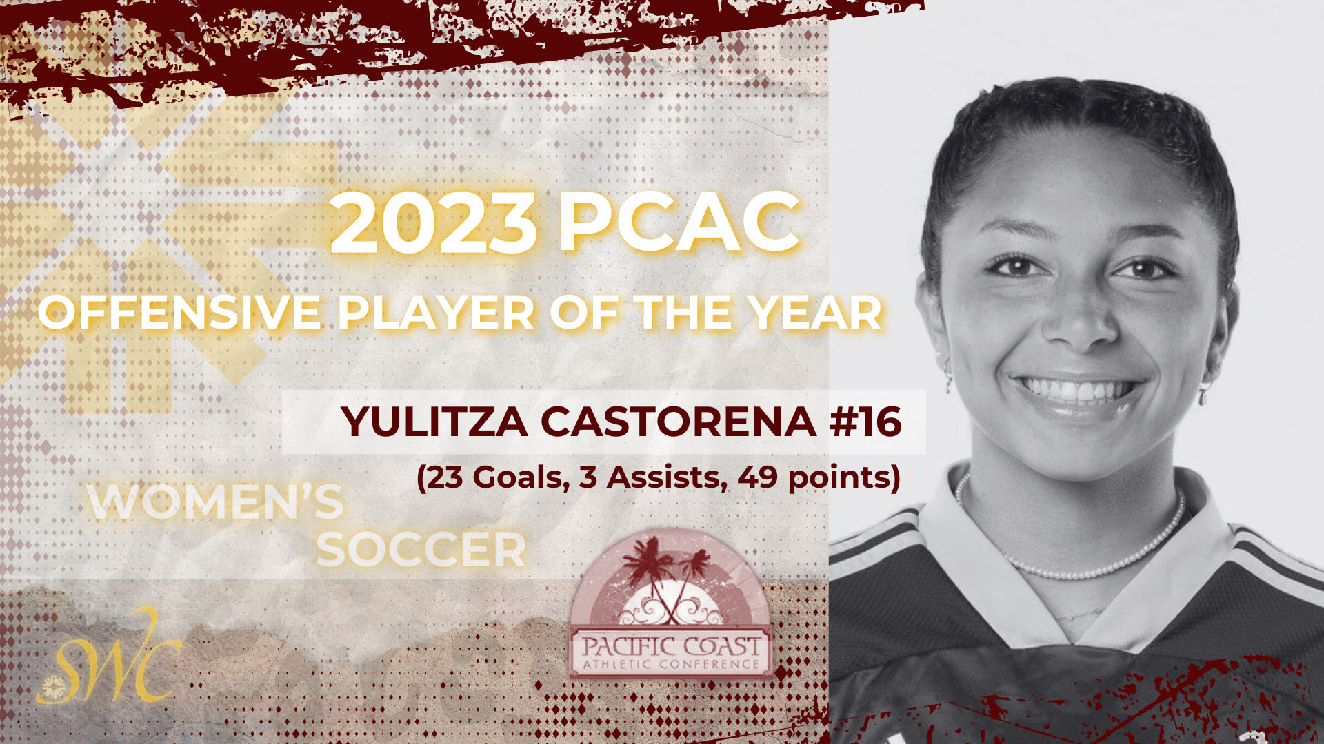 Yulitza Castorena:  PCAC Offensive Player of the Year