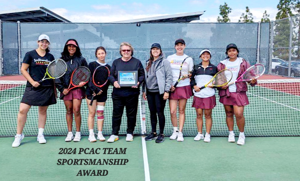Women's Tennis:  2024 PCAC Team Sportsmanship Award