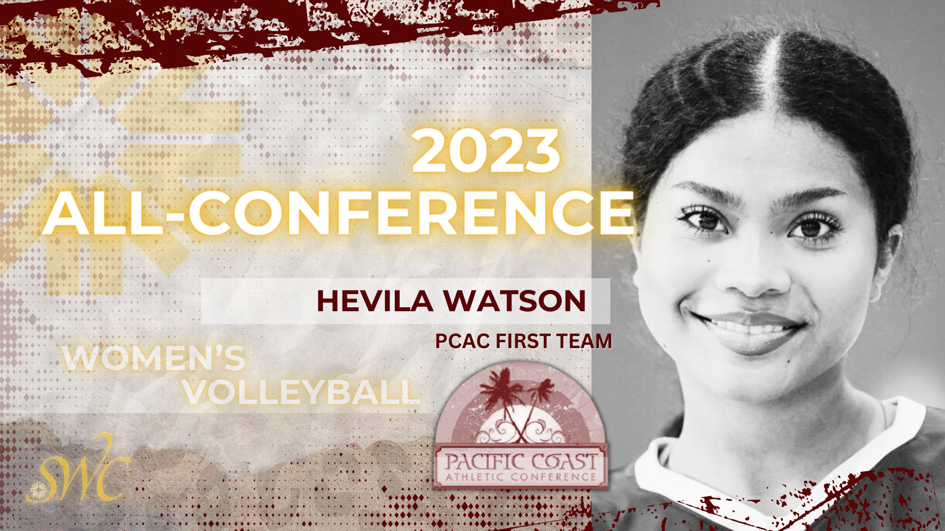PCAC All Conference Winner:  Hevila Watson