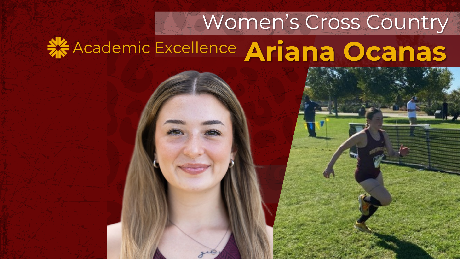 Cross cross runner Arianna Ocanas placed on VP Honor list for Fall 2023
